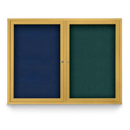 United Visual Products Corkboard, Cinnabar/Satin, 18" x 24" UV401-SATIN-CINNABA